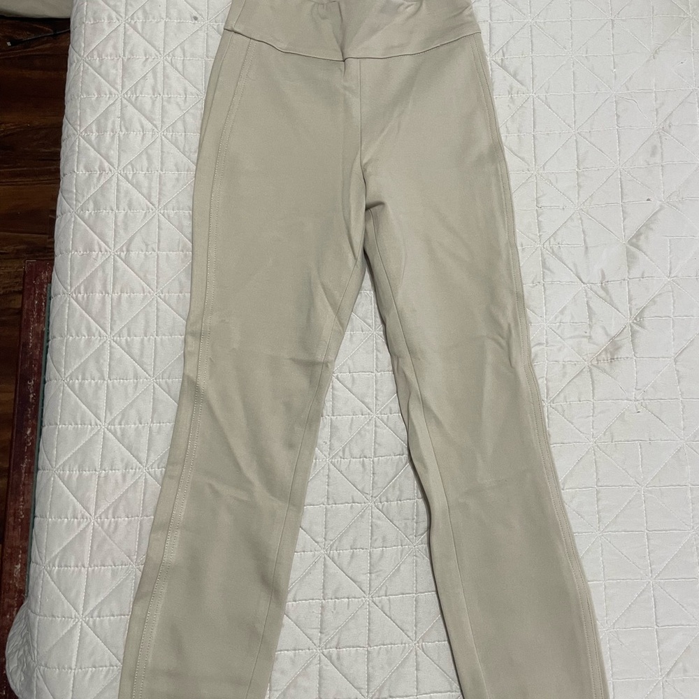 Express Women's Tan High-Waisted Pants
